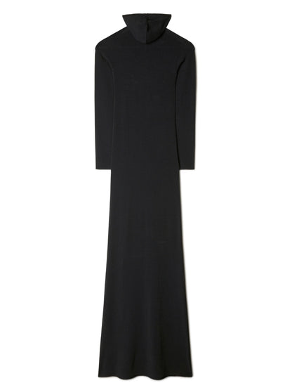 High-neck long dress