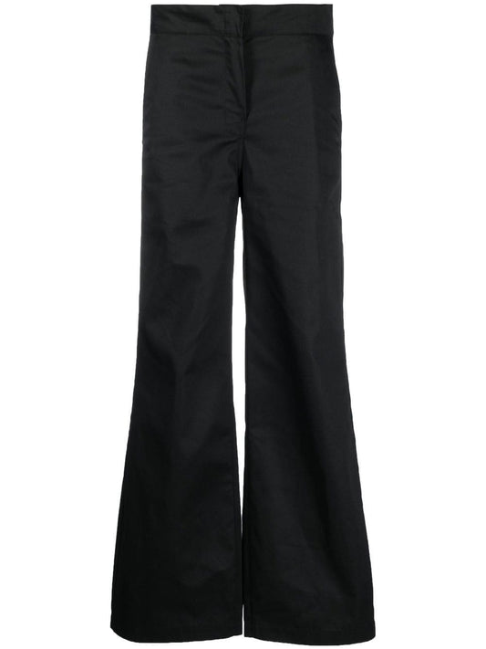 Flare-leg trousers