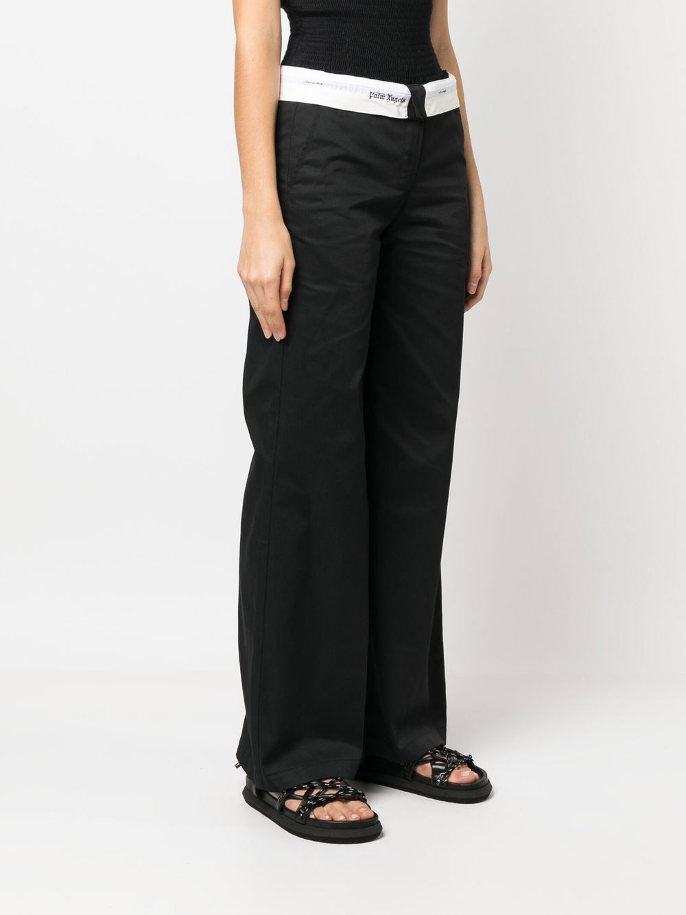 Flare-leg trousers