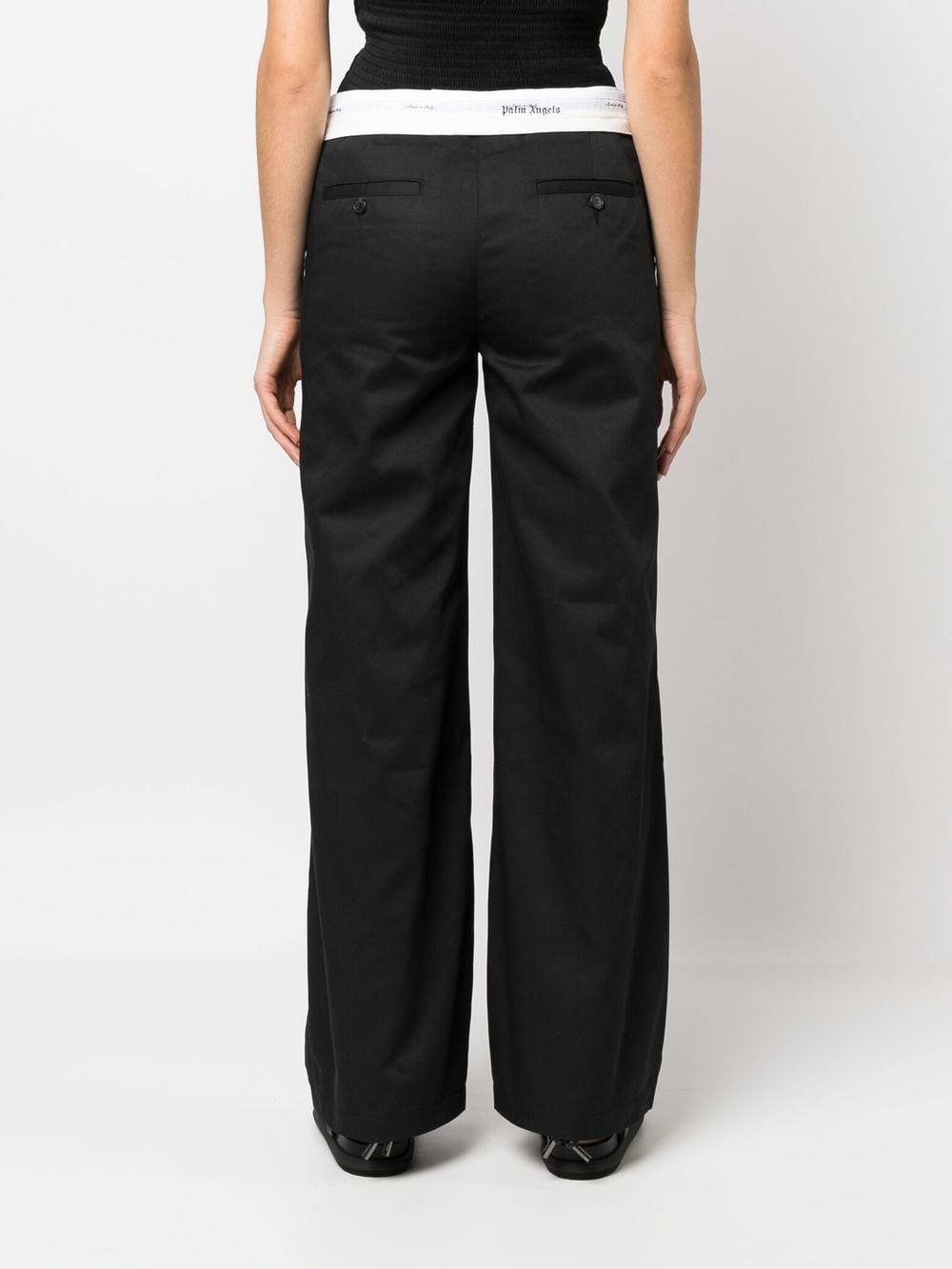 Flare-leg trousers