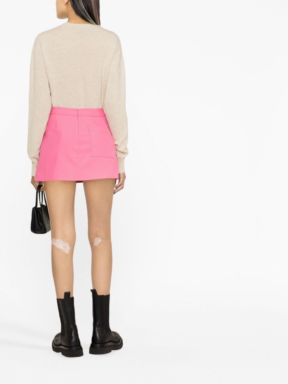 Cotton mini skirt