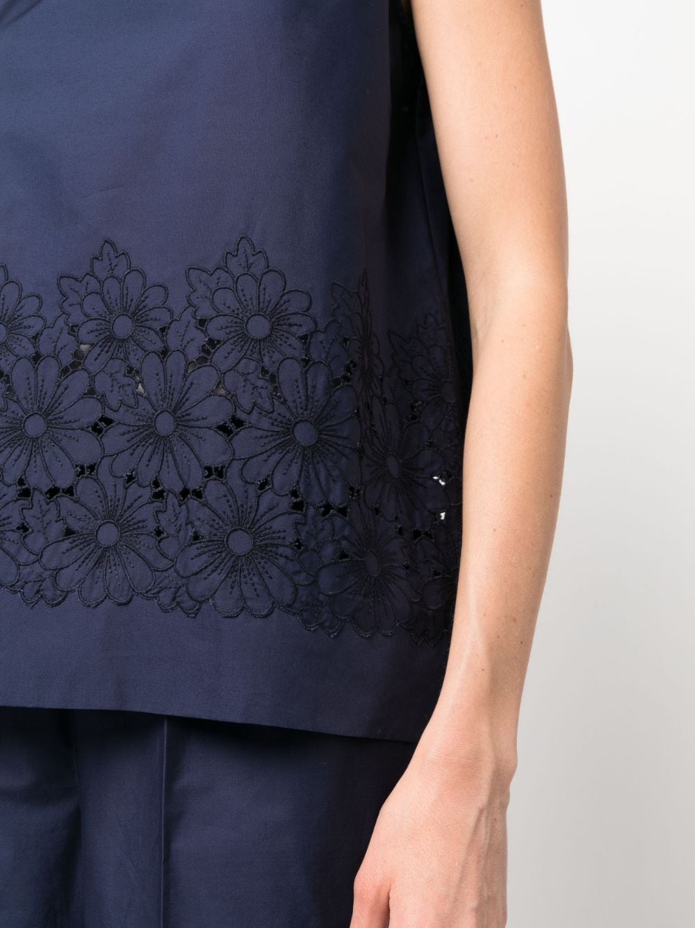 Cotton embroidered top