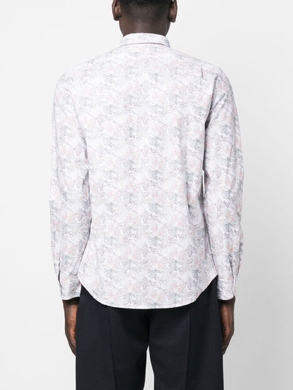 Printed organic cotton shirt