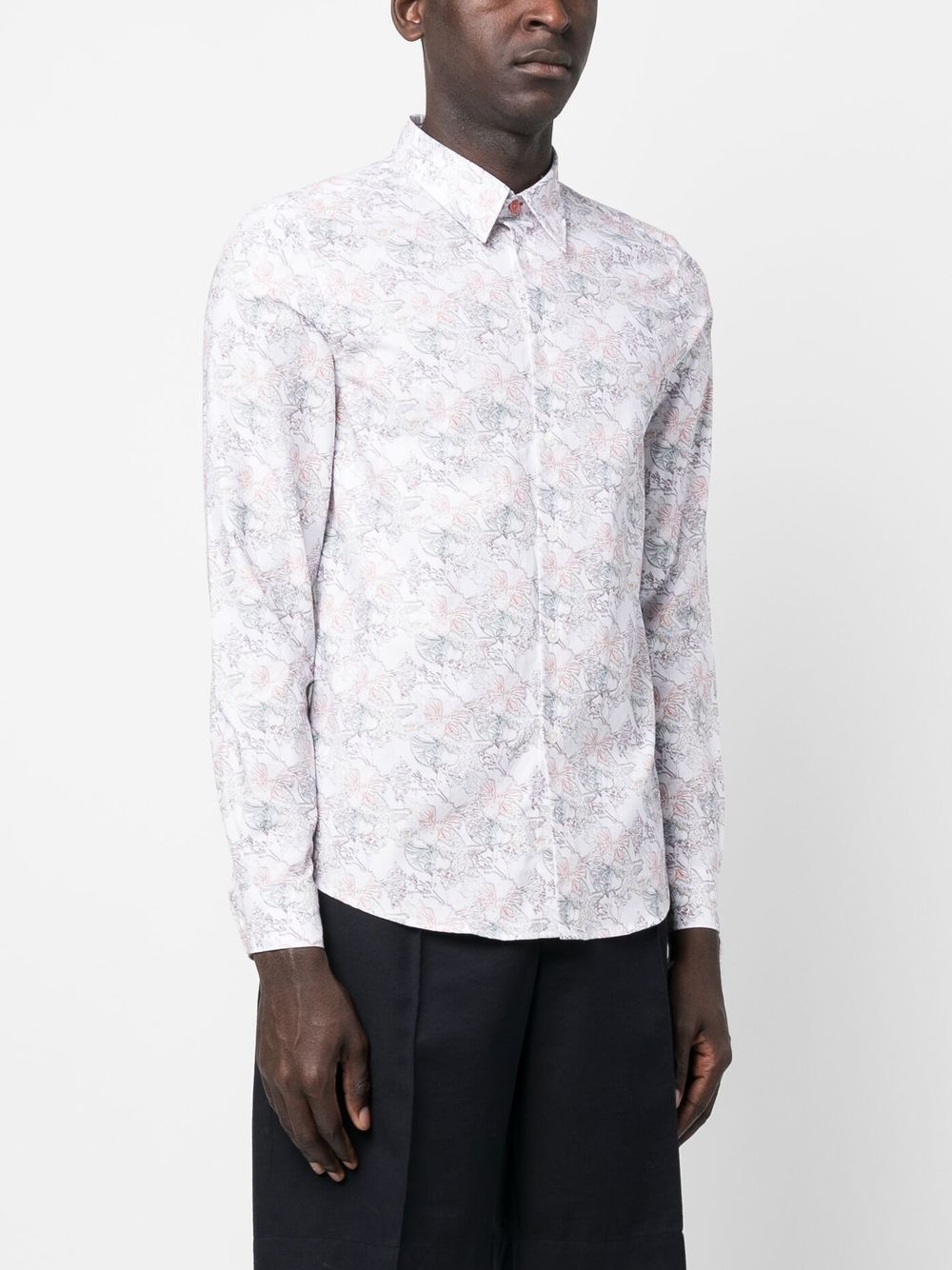 Printed organic cotton shirt