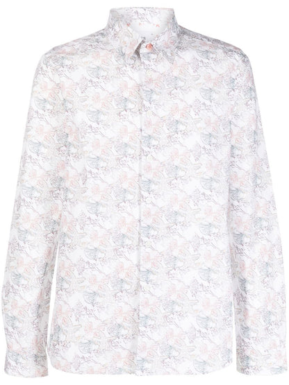 Printed organic cotton shirt