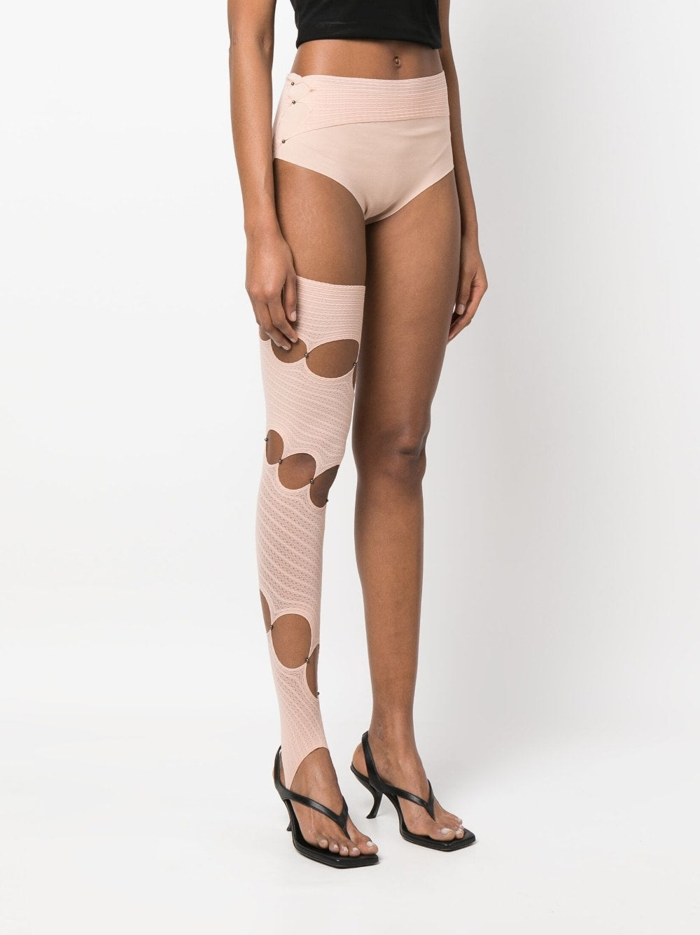 Cut-out detail single leggings