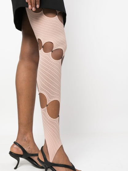 Cut-out detail single leggings