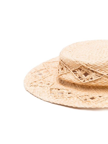 Canotier straw hat