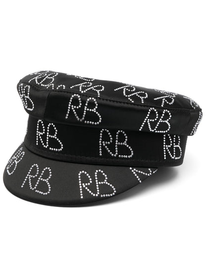 Baker boy logo strass hat