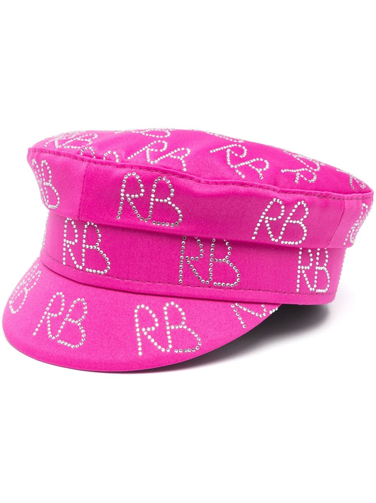 Baker boy logo strass hat