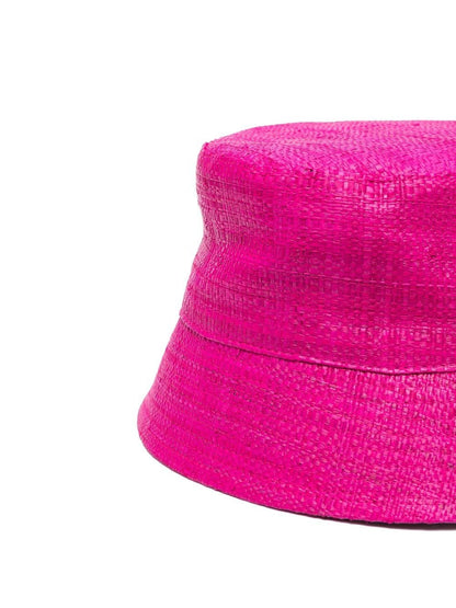 Straw bucket hat