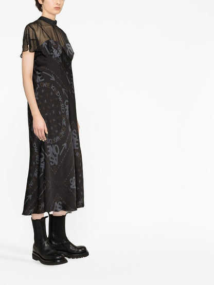 Sacai x eric haze long dress