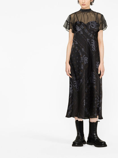 Sacai x eric haze long dress