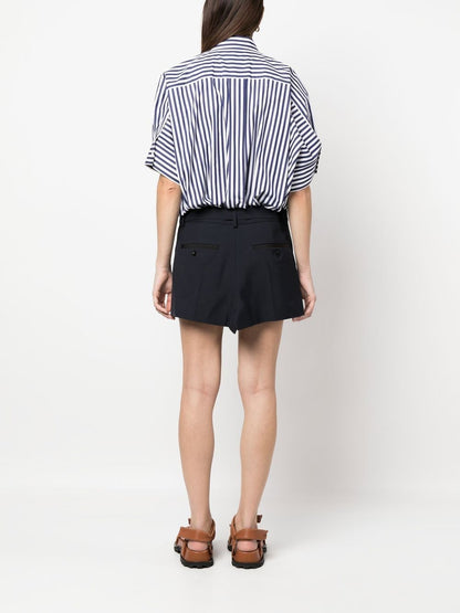 Cotton poplin shirt dress