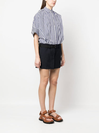 Cotton poplin shirt dress