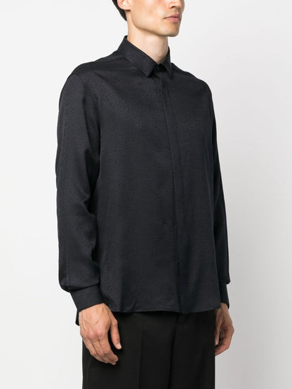 Silk blend shirt