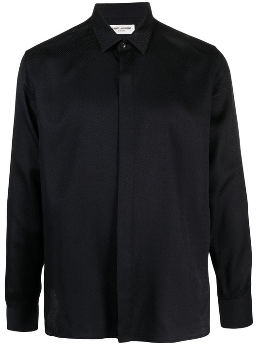 Silk blend shirt