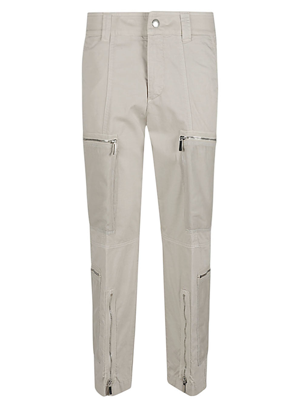 Delta zipped trousers