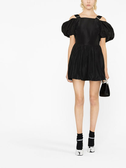 Puff sleeve mini dress