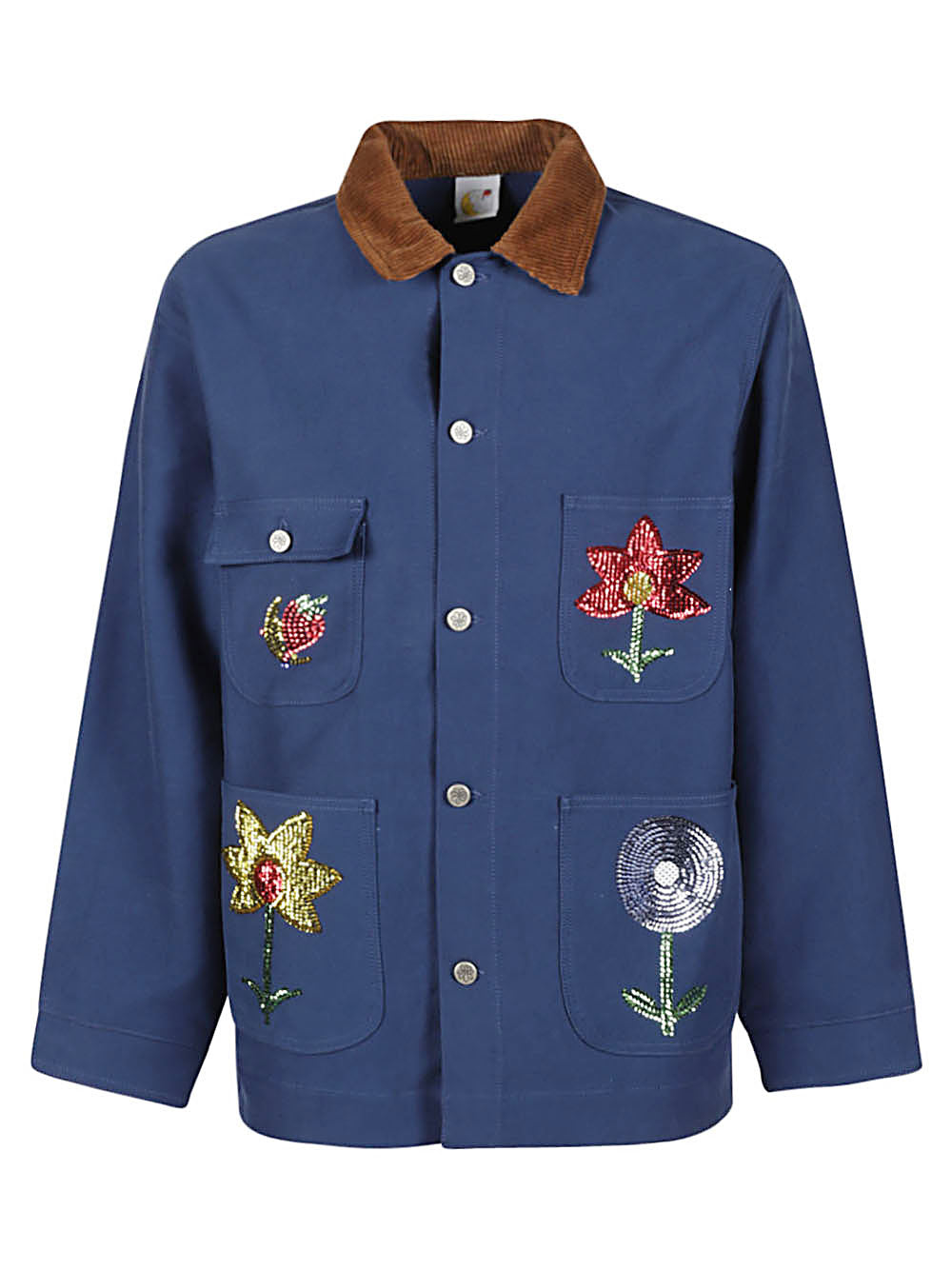 Embroidered denim jacket