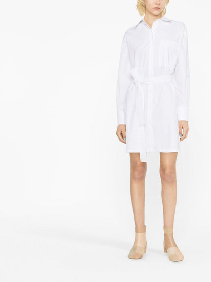 Cotton shirtdress