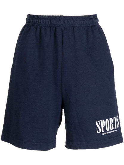 Sports cotton gym shorts