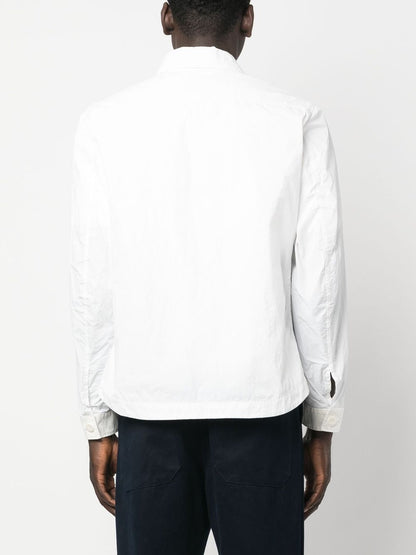 Cotton shirt jacket