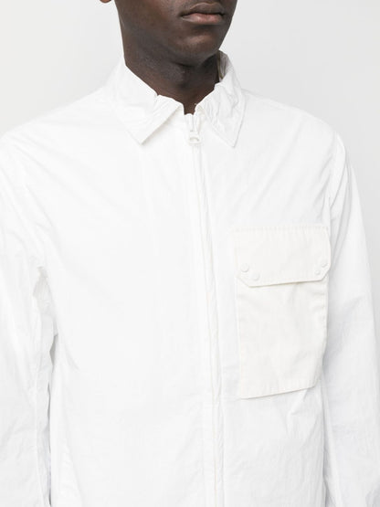 Cotton shirt jacket