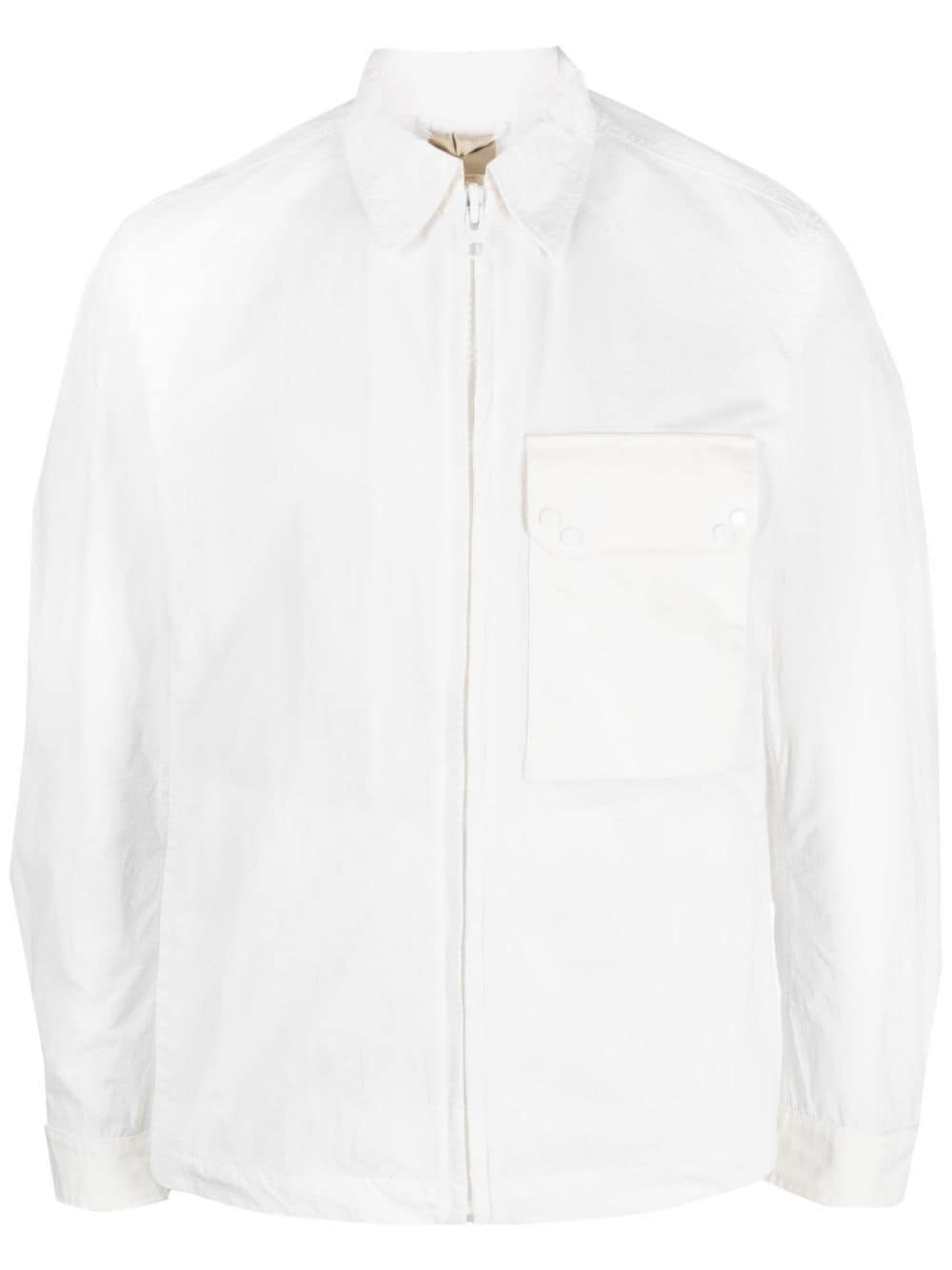 Cotton shirt jacket