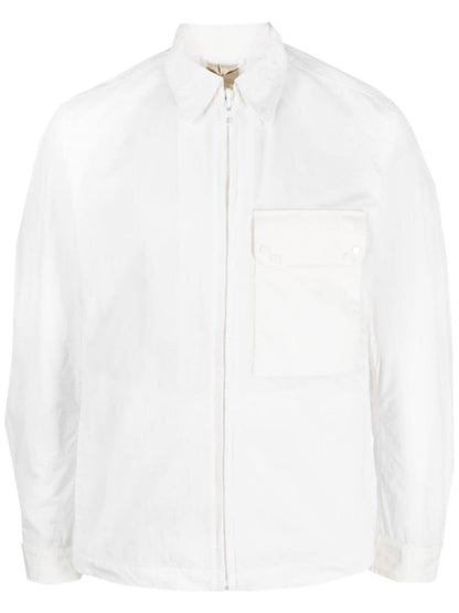 Cotton shirt jacket