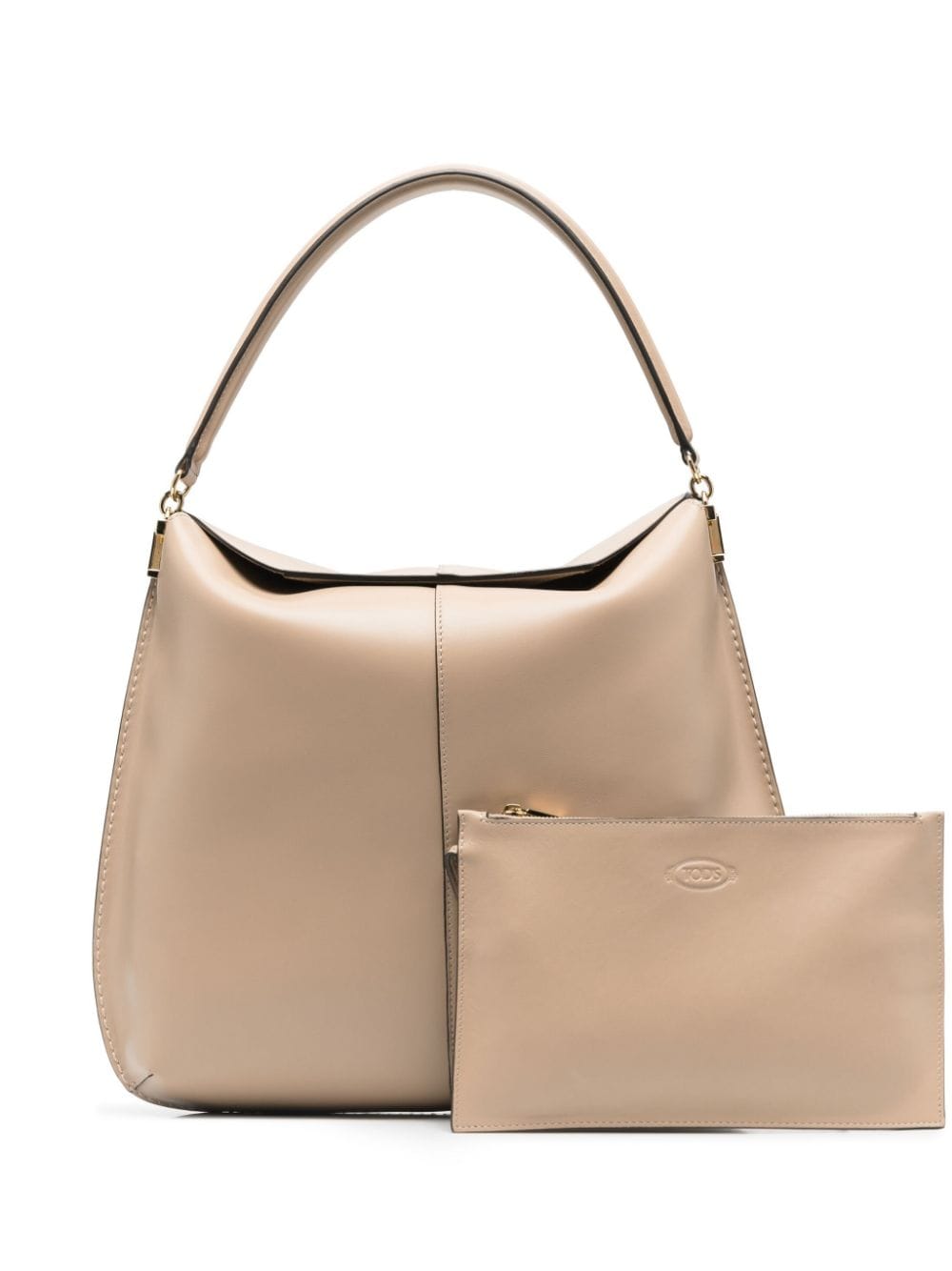 T-case leather shoulder bag