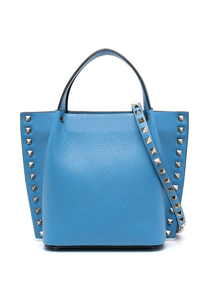 Rockstud small leather tote bag