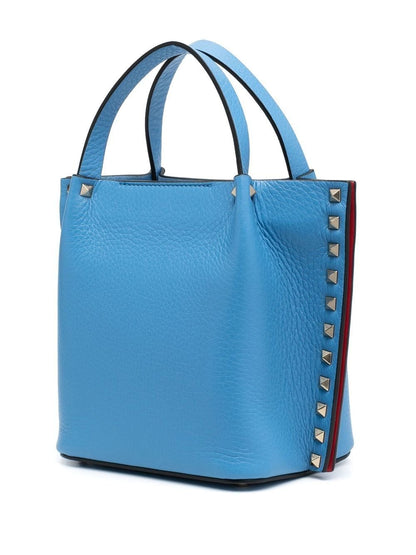 Rockstud small leather tote bag