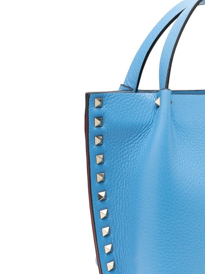 Rockstud small leather tote bag