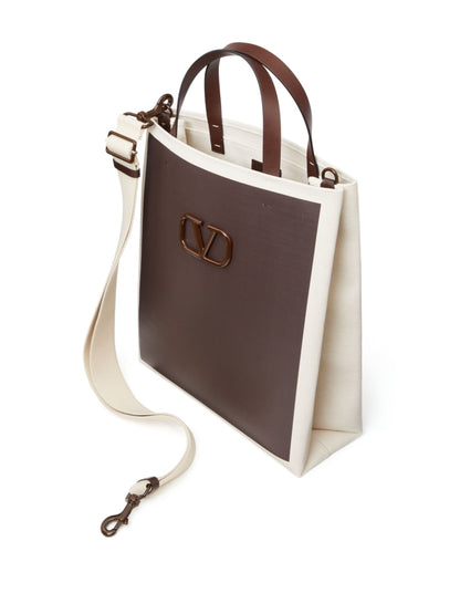 Vlogo signature canvas tote bag