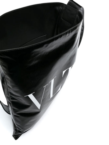 Vltn sotf leather tote bag