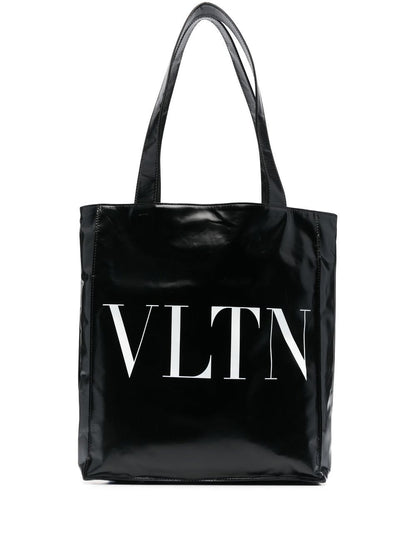 Vltn soft leather tote bag