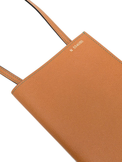 Mini soft leather crossbody bag