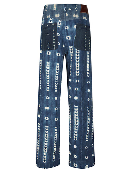 Miles tie-dye denim jeans