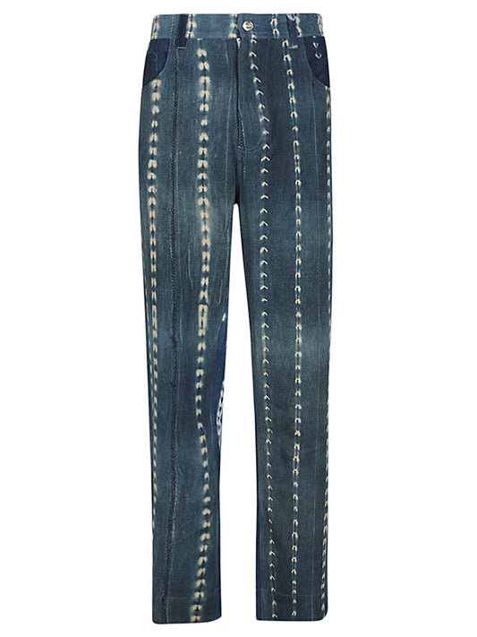 Miles tie-dye denim jeans