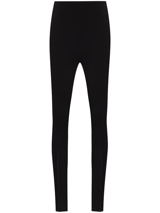 Front zip leggings