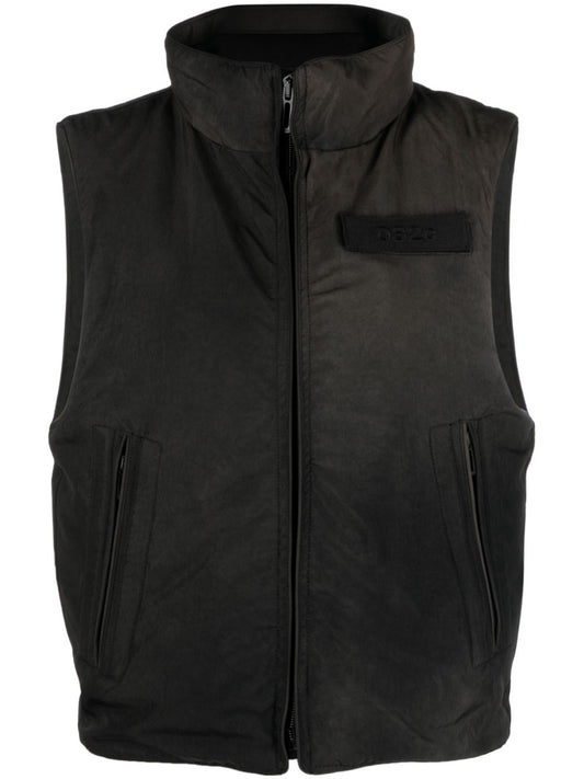 Logo down vest