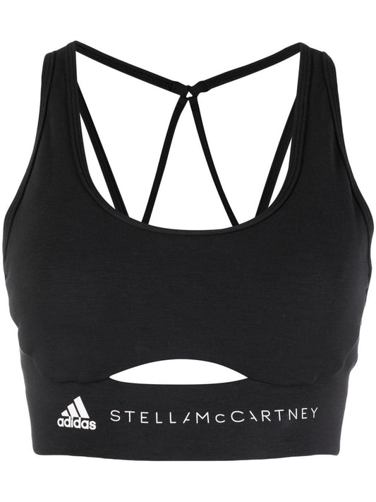 Sporty logo bra