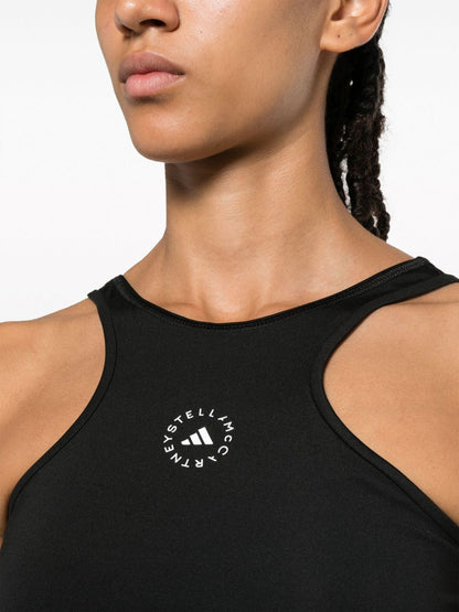 Logo sports cropped top