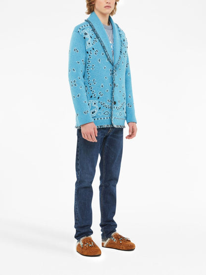 Bandana jacquard icon cardigan