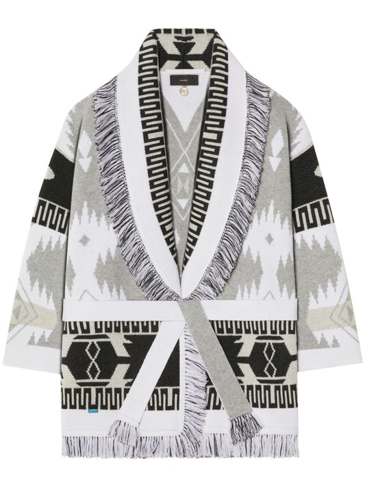 Icon jacquard cardigan