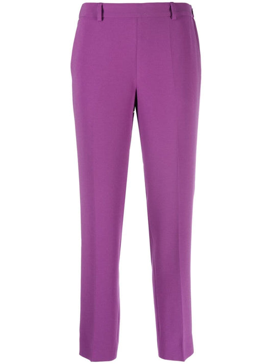 Straight leg cady trousers