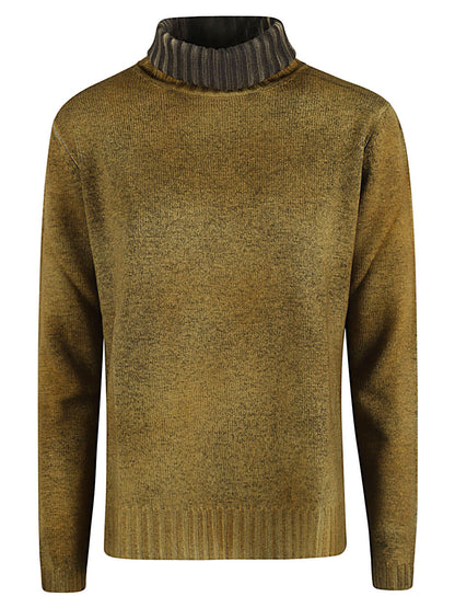 Wool and cashmere blend turtleneck sweater