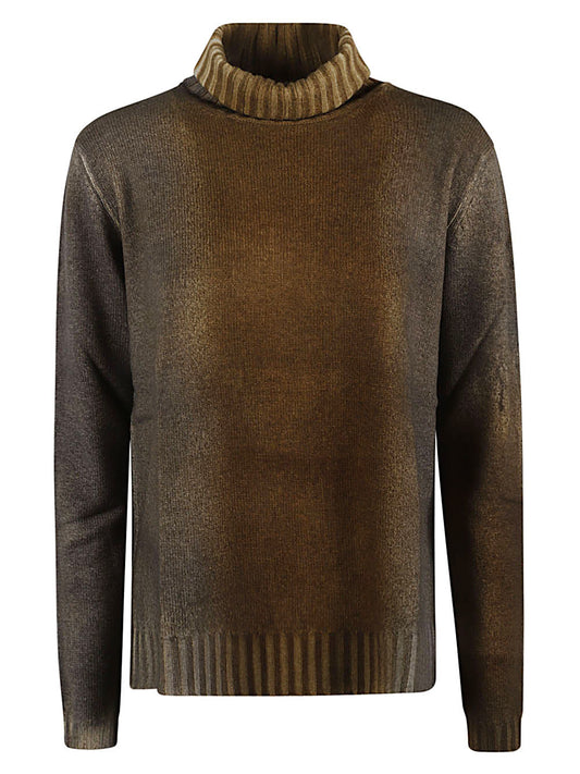 Wool and cashmere blend turtleneck sweater