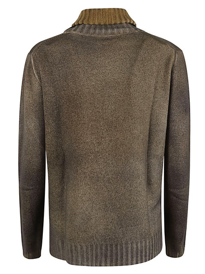 Wool and cashmere blend turtleneck sweater